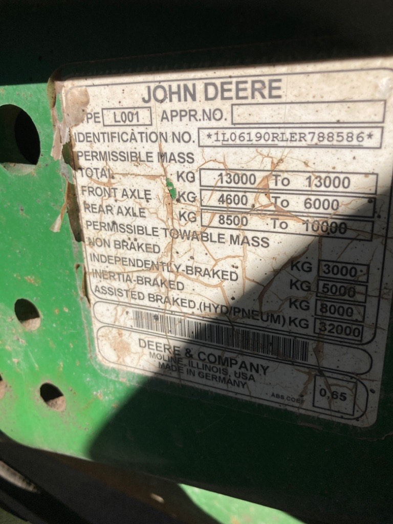 JOHN DEERE 6190R