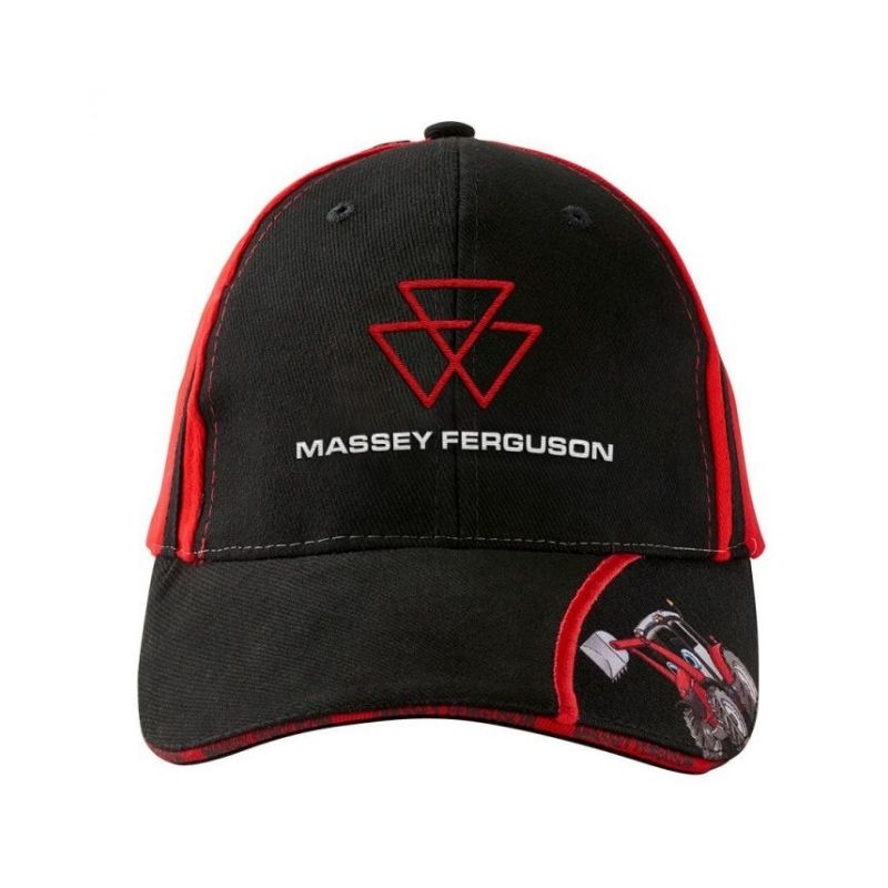Massey Ferguson Red & Black Kids Cap
