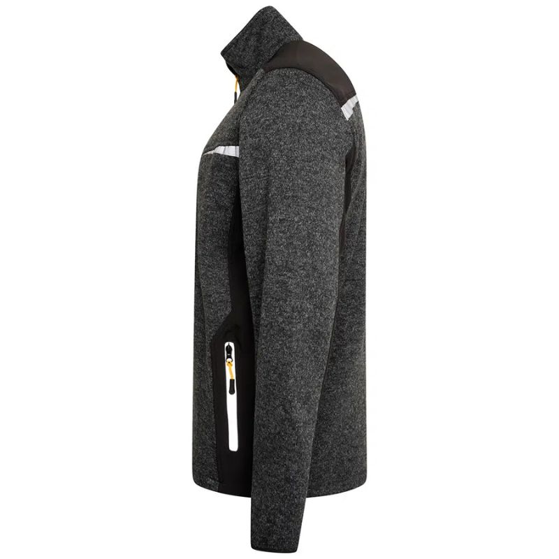 JCB TRADE ELMHURST II GREY QUARTER ZIP KNITTED JUMPER (4)