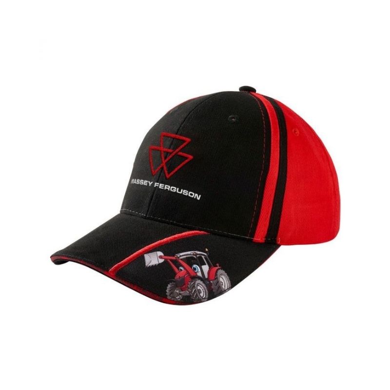 Massey Ferguson Red & Black Kids Cap (2)