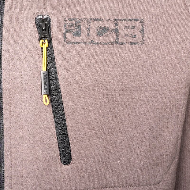 JCB Trade Grey Zip Thru Hoodie (6)
